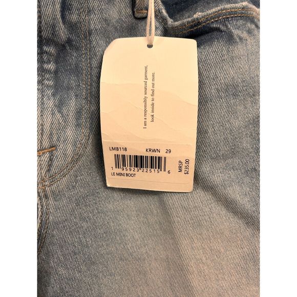 FRAME Le Mini Boot high-rise bootcut Jeans SIZE 29 MSRP $235 - Picture 6 of 10